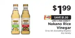 ShopRite Nakano Rice Vinegar offer