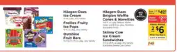 ShopRite Häagen-Dazs Belgian Waffle Cones & Novelties offer