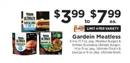 ShopRite Gardein Meatless offer
