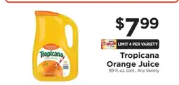 ShopRite Tropicana Orange Juice offer