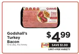 ShopRite Godshall's Turkey Bacon offer