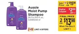ShopRite Aussie Moist Pump Shampoo offer