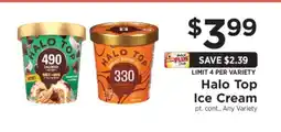 ShopRite Halo Top Ice Cream offer