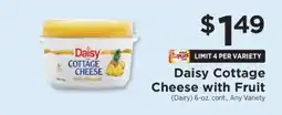 ShopRite Daisy Cottage Cheese With Fruit offer