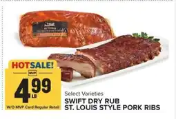 Food Lion Swift Dry Rub St. Louis Style Pork Ribs offer