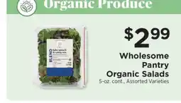 ShopRite Wholesome Pantry Organic Salads offer