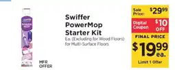 ShopRite Swiffer Powermop Starter Kit offer