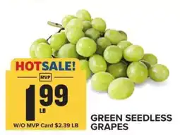 Food Lion Green Seedless Grapes offer