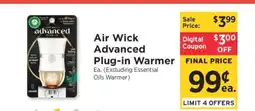 ShopRite Air Wick Advanced Plug-In Warmer offer