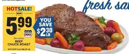 Food Lion Beef Chuck Roast offer