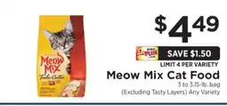 ShopRite Meow Mix Cat Food offer