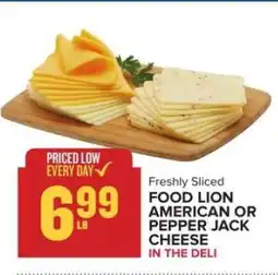 Food Lion Food Lion American or Pepper Jack Cheese offer