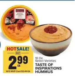 Food Lion Taste of Inspirations Hummus offer