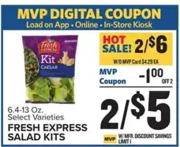 Food Lion Fresh Express Salad Kits offer