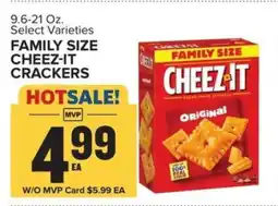 Food Lion Family Size Cheez-It Crackers offer
