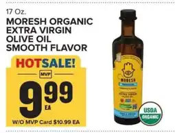 Food Lion Moresh Organic Extra Virgin Olive Oil Smooth Flavor offer
