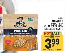 Food Lion Quaker Protein Old Fashion Rolled Oats offer