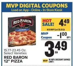 Food Lion Red Baron 12 Pizza offer