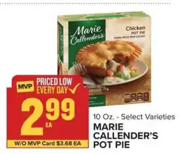 Food Lion Marie Callender's Pot Pie offer