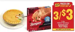 Food Lion Banquet Pot Pies offer