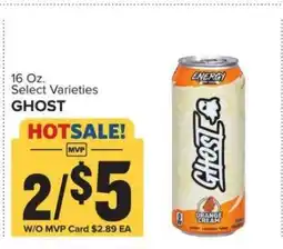 Food Lion Ghost Energy Drink offer