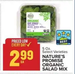 Food Lion Nature's Promise Organic Salad Mix offer