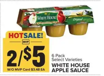 Food Lion WHITE HOUSE APPLE SAUCE offer