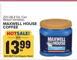 Food Lion Maxwell House Coffee offer