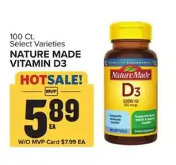 Food Lion Nature Made Vitamin D3 offer