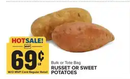 Food Lion Russet or Sweet Potatoes offer