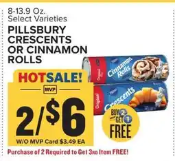 Food Lion Pillsbury Crescents or Cinnamon Rolls offer