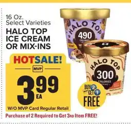 Food Lion Halo Top Ice Cream or Mix-Ins offer