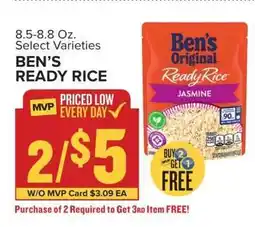 Food Lion Ben's Ready Rice offer