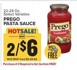 Food Lion Prego Pasta Sauce offer