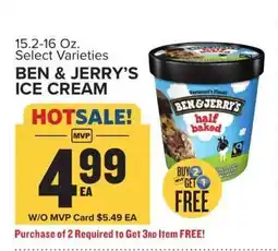 Food Lion Ben & Jerry's Ice Cream offer