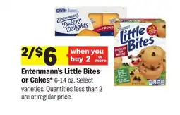 Meijer Entenmann's Little Bites or Cakes offer
