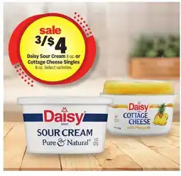 Meijer Daisy Sour Cream 8 oz. or Cottage Cheese Singles 6 oz offer