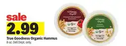Meijer True Goodness Organic Hummus offer