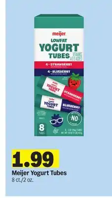 Meijer Meijer Yogurt Tubes offer