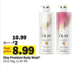 Meijer Olay Premium Body Wash offer