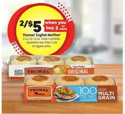 Meijer Thomas' English Muffins offer