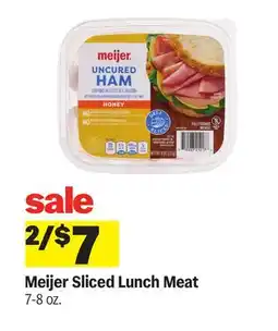 Meijer Meijer Sliced Lunch Meat offer