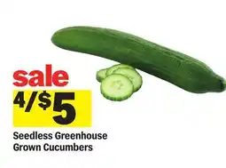 Meijer Seedless Greenhouse Grown Cucumbers offer
