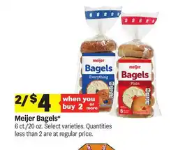 Meijer Meijer Bagels offer