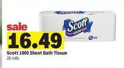 Meijer Scott 1000 Sheet Bath Tissue offer