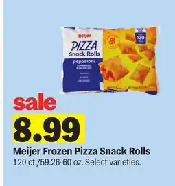 Meijer Meijer Frozen Pizza Snack Rolls offer