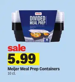 Meijer Meijer Meal Prep Containers offer