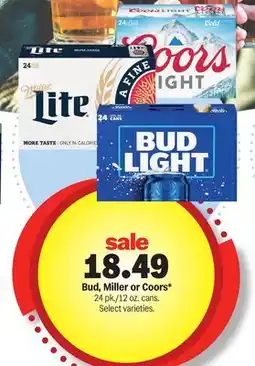 Meijer Bud, Miller or Coors offer