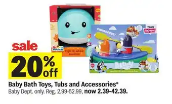 Meijer Baby Bath Toys, Tubs and Accessories offer