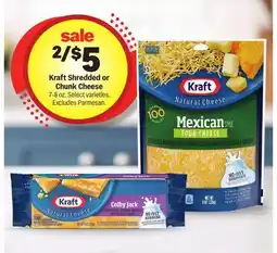 Meijer Kraft Shredded or Chunk Cheese offer